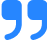 Blue quotation marks on black background.